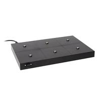 LUCIDE The Dock Wireless Charger/Charging Station/Wireless Charger - Max. 6 Bulbs - Black