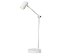 Lucide Tipik Modern Rechargeable Floor Reading Lamp - Battery - Led Dim. - 1X3W 2700K - 3 Stepdim - White