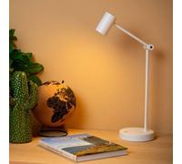 Lucide Tipik Usb Rechargeable Touch Desk Lamp White