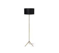 Lucide Tondo Single Light Floor Lamp In Matt Gold Finish