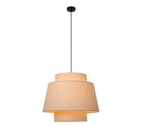 Lucide Tribute Single Light Ceiling Pendant - Cream