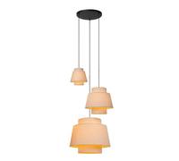Lucide Tribute Pendant Light 76Cm 3Xe27 - Cream, Cream