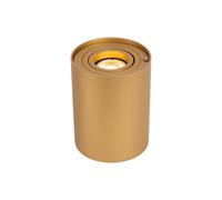 Lucide TUBE - Table lamp - 9,6 cm - LED Dim. - GU10 - 1x5W 2600K/2800K - 3 StepDim - Matt Gold / Brass