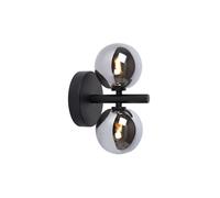 Lucide Tycho 2 Light Wall Fitting In Black Finish