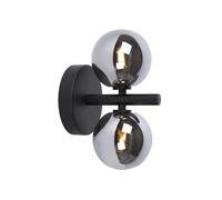 Lucide 'TYCHO' Modern Dimmable Stylish Indoor Decor Retro Wall Light 2xG9 in Black Lucide Black