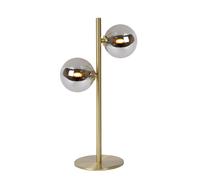 Lucide 'TYCHO' Non Dimmable Stylish Modern LED Retro Desk Table Lamp 2xG9 Lucide Gold One Size