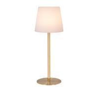 Lucide Tyon Led Outdoor Rechargeable Table Lamp Matt Gold