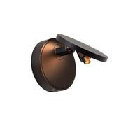 Lucide Ufor LED 2 Light Flush Wall Light - Black