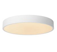 Lucide Unar Modern Flush Ceiling Light 39,5Cm - Led Dim. - 1X24W 2700K - 3 Stepdim - White
