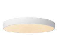 Lucide Unar Modern Flush Ceiling Light 49,5Cm - Led Dim. - 1X36W 2700K - 3 Stepdim - White