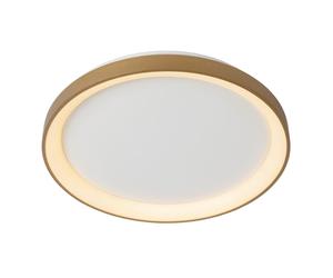 Lucide 'VIDAL' Dimmable Stylish Indoor Decorative LED Flush Ceiling Light in Gold Lucide Gold