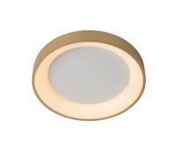 LUCIDE Vidal - Flush Ceiling Light - Ø 28 cm - LED Dim. - 1x20W 2700K - Matt Gold/Brass