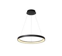 Lucide Vidal Modern Pendant Light - 58Cm - Led Dim. - 1X48W 2700K - Black, Black