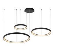 Lucide Vidal - Pendant Light - 78 Cm - Led Dim. - 1X120W 2700K - Black