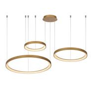 Lucide Vidal - Pendant Light - 78 Cm - Led Dim. - 1X120W 2700K - Matt Gold / Brass