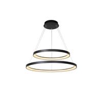 Lucide Vidal - Pendant Light - 78 Cm - Led Dim. - 1X92W 2700K - Black