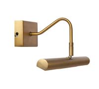 Lucide Vinz Classic 36Cm Picture Light - 2Xg9 - Matt Gold, Brass