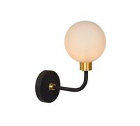 Lucide Berend Classic Wall Light Bathroom - 1Xg9 - Ip44 - Black