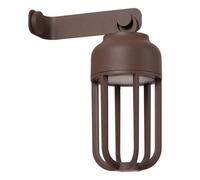 Lucide Wells Usb Rechargeable Led Outdoor Wall Light Rust Brown