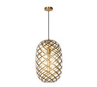 Lucide Wolfram Ceiling Pendant Light - Matt Gold