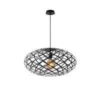 Lucide Wolfram Modern Pendant Light 65Cm - 1Xe27 - Black