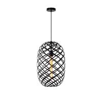 Lucide Pendant light Tungsten Ø 32 cm, black