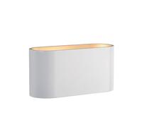 Lucide 'XERA' Dimmable Stylish Indoor Modern LED Up Down Wall Light 1xG9 in White Lucide White