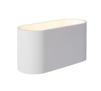 Lucide Xera Single Light Flush Wall Fitting In White Finish