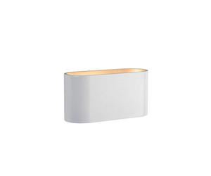 Lucide Xera Single Light Flush Wall Fitting In White Finish