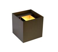 Lucide Xio Modern Up Down Wall Light - Led Dim. - G9 - 1X4W 2700K - Rust Brown