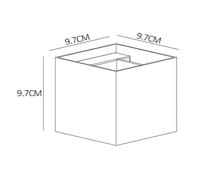 Lucide Xio Modern Up Down Wall Light - Led Dim. - G9 - 1X4W 2700K - Rust Brown