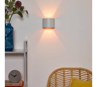 Lucide LED wall light Xio, width 13 cm, white