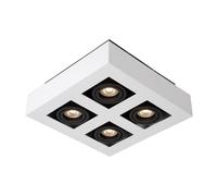 LUCIDE XIRAX - Ceiling Spotlight - LED Dim to Warm - GU10-4x5W 2200K/3000K - White