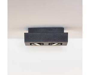 Lucide Xirax downlight, 2-bulb, black