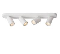 Lucide 'XYRUS' Dimmable Tiltable Indoor LED Ceiling Spotlight Bar GU10 in White Lucide White