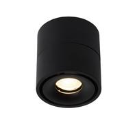 Lucide 'YUMIKO' Dimmable Rotatable Surface Mounted LED Ceiling Spotlight in Black Lucide Black