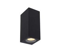 LUCIDE ZARO - Wall Spotlight/Wall Light Indoor/Outdoor - 2xGU10 - IP65 - Black
