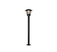 Lucide Zico Single Light Outdoor Post Light In Black Finish