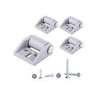 Lucido 4 Pack 16 mm Small Plastic Wheels, Durable Non-Swivel Fixed Wheels, Casters for Furniture & Equipment, Screws Included