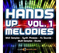 Lucidsamples Drum Kit Pack- Hands Up Melodies Vol. 1, WAV & AIFF Samples for Music Production