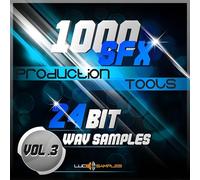 Lucidsamples Techno Bass Sample Pack- 1000 SFX Production Tools Vol. 3, 1000 WAV Samples for Music Production