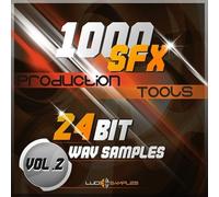 Lucidsamples Techno Sound Effects Pack- 1000 SFX Production Tools Vol. 2, 257 WAV & AIFF Samples for Music Production