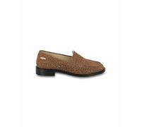 Lucie Leather Loafers Leopard Print