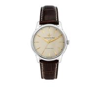 LUCIEN ROCHAT Men's Watch in Steel, Automatic, Analog, 40 mm, Iconic Collection, Leather Strap - R0421116016