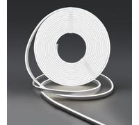 Lucienstar Neon LED Strip 16.4FT, White Neon Rope Light | 6000K,IP65 Waterproof, Soft Silicone, DIY Cuttable, for Bedroom,Kitchen, Patio, Decking,Indoor,Outdoor Festival Decor, 12V