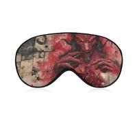 Lucifer Devil Goth Blackout Sleep Mask for Side Sleeper Soft Covers for Travel Essentials Nap