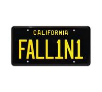 Lucifer | FALL1N1 | Metal Stamped License Plate