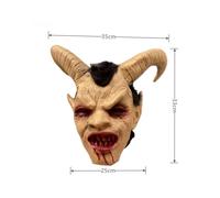 (Lucifer Mask) Lucifer Cosplay Latex Masks Halloween Costume Horror Demon Devil Face