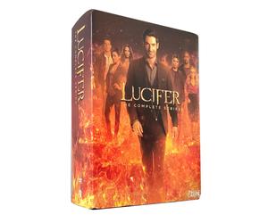 Lucifer: The Complete Series Season 1-6 DVD(English) Box Set-20 Discs