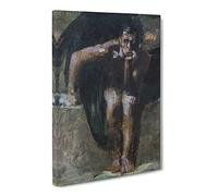 Lucifer Vol.2 By Franz Von Stuck Canvas Print | Gallery Wrapped 30mm Frame Wall Art | 20x14 inches | Ready to Hang | Classic Picture | Living Room Bedroom Lounge Office